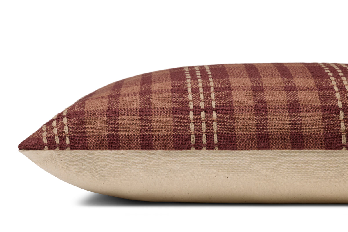 Magnolia Home by Joanna Gaines x Loloi Linley PMH0081 Red Pillow - Chapin Furniture