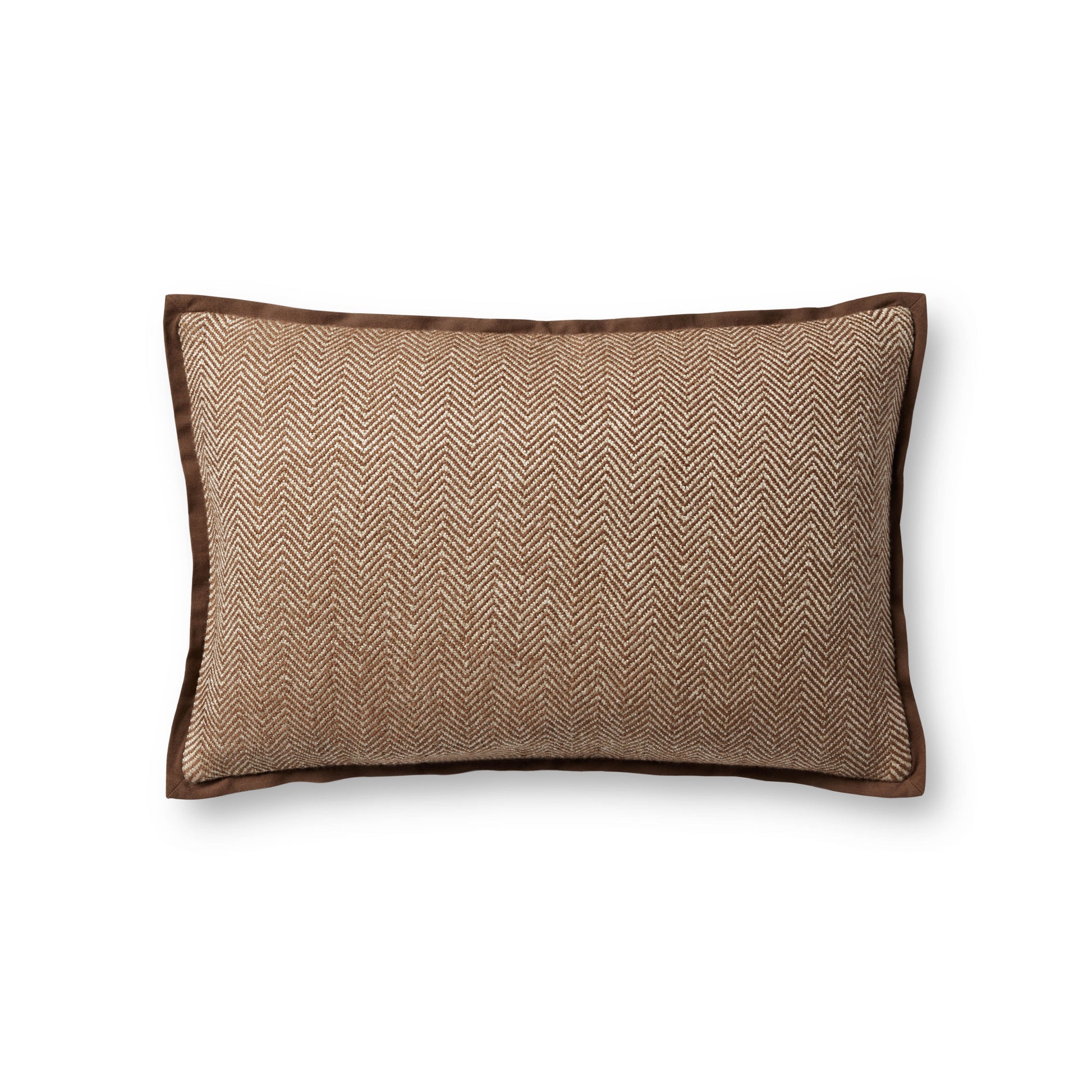 Jean Stoffer x Loloi PJS0018 Chocolate 13'' x 21'' Pillow - Chapin Furniture