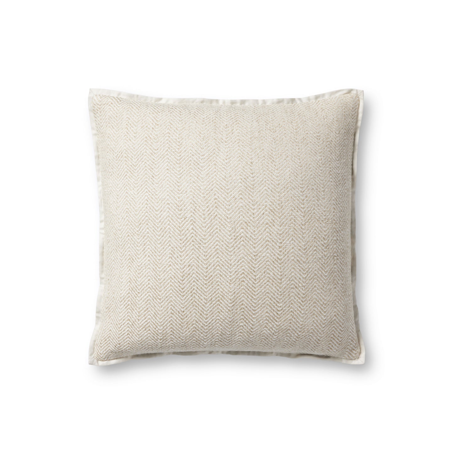Jean Stoffer x Loloi PJS0018 Ivory 18'' x 18'' Pillow - Chapin Furniture