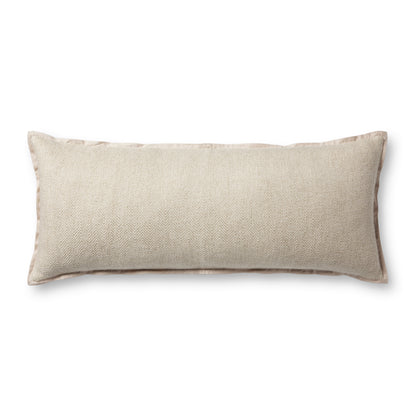 Jean Stoffer x Loloi PJS0018 Oatmeal 13'' x 35'' Pillow - Chapin Furniture