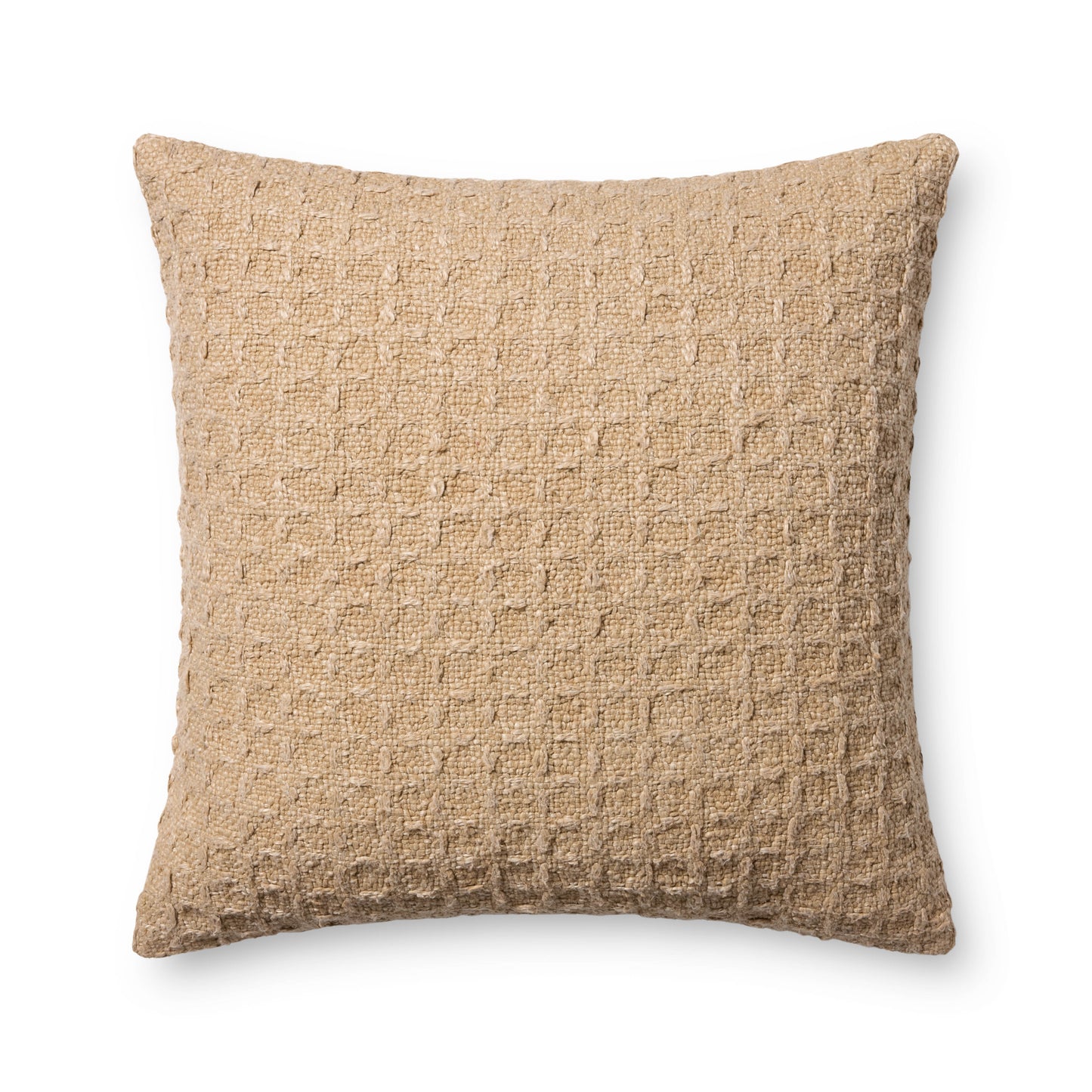 Amber Lewis x Loloi Alinah PAL0056 Tan 22'' x 22'' Pillow - Chapin Furniture