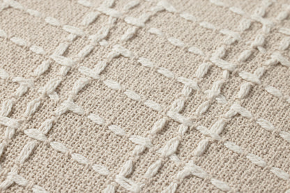 Jean Stoffer x Loloi PJS0017 Beige / Ivory 16'' x 26'' Pillow - Chapin Furniture