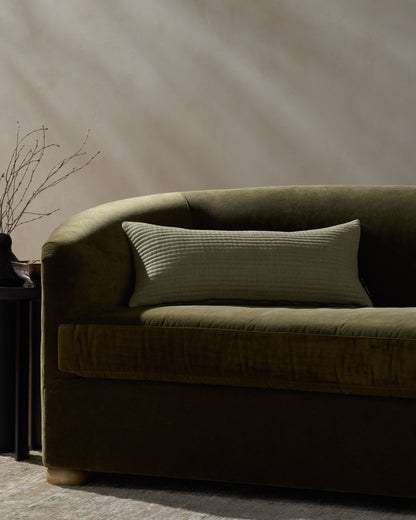 Jeremiah Brent x Loloi  Christopher PJBR0002 Green 12'' x 27'' Pillow - Chapin Furniture