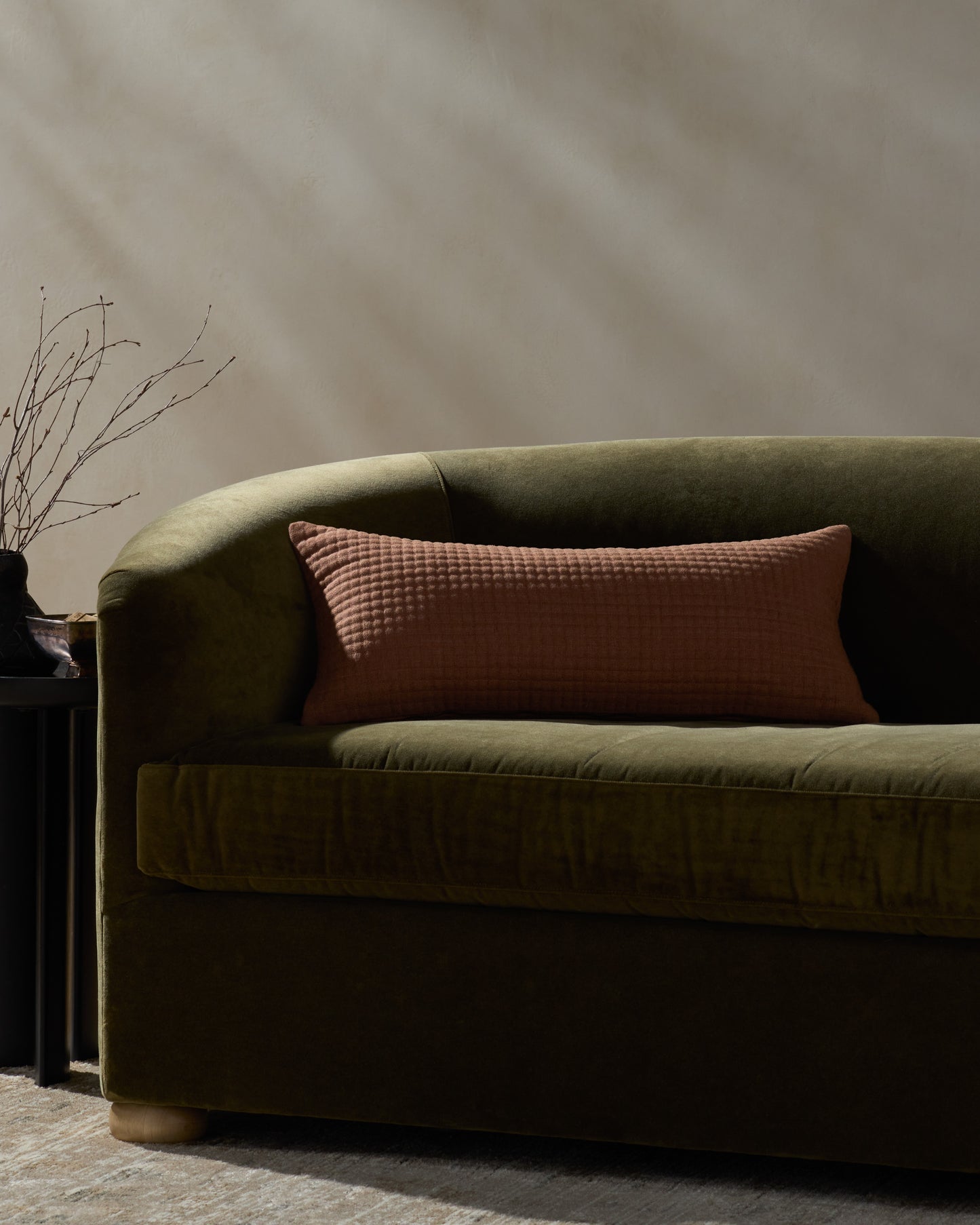Jeremiah Brent x Loloi  Christopher PJBR0002 Rust 12'' x 27'' Pillow - Chapin Furniture