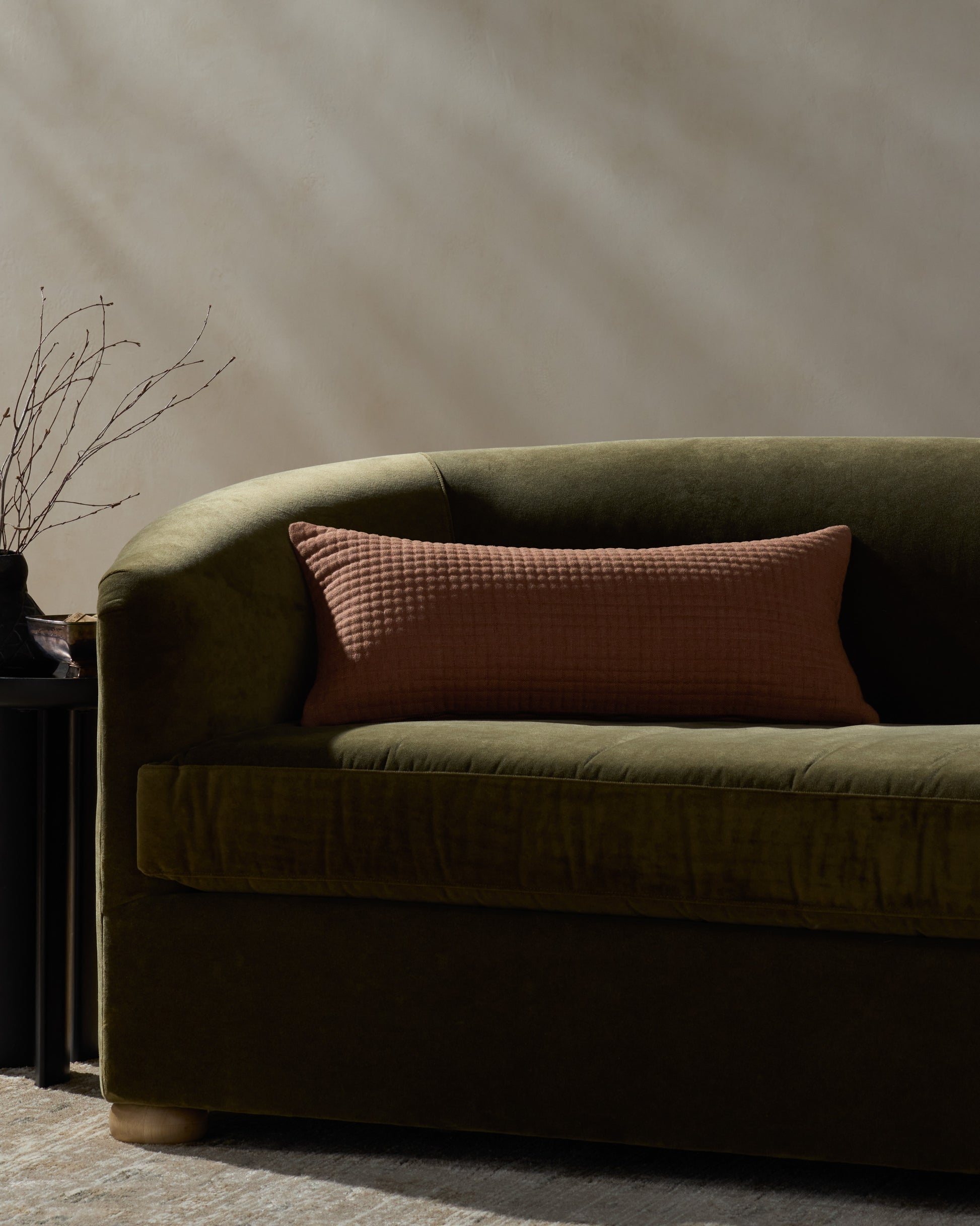 Jeremiah Brent x Loloi  Christopher PJBR0002 Rust 12'' x 27'' Pillow - Chapin Furniture