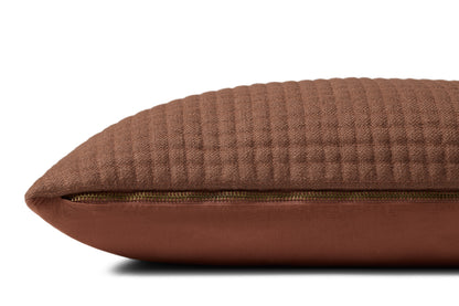 Jeremiah Brent x Loloi  Christopher PJBR0002 Rust 12'' x 27'' Pillow - Chapin Furniture