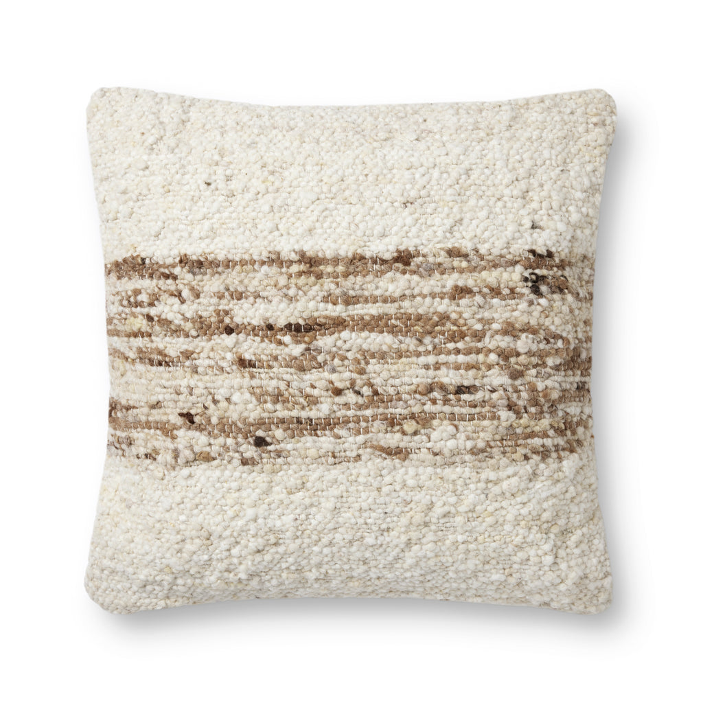 Amber Lewis Marie Pal0031 Ivory / Camel Pillow - Chapin Furniture