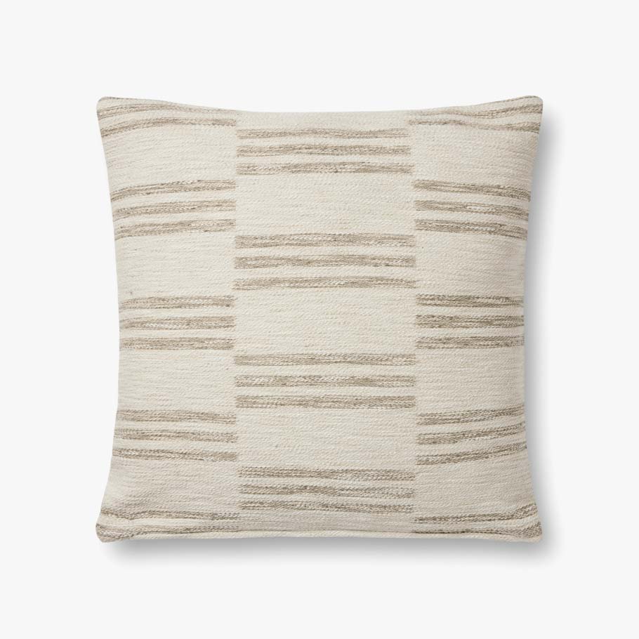 Amber Lewis Jay Pal0026 Ivory / Sand Pillow - Chapin Furniture