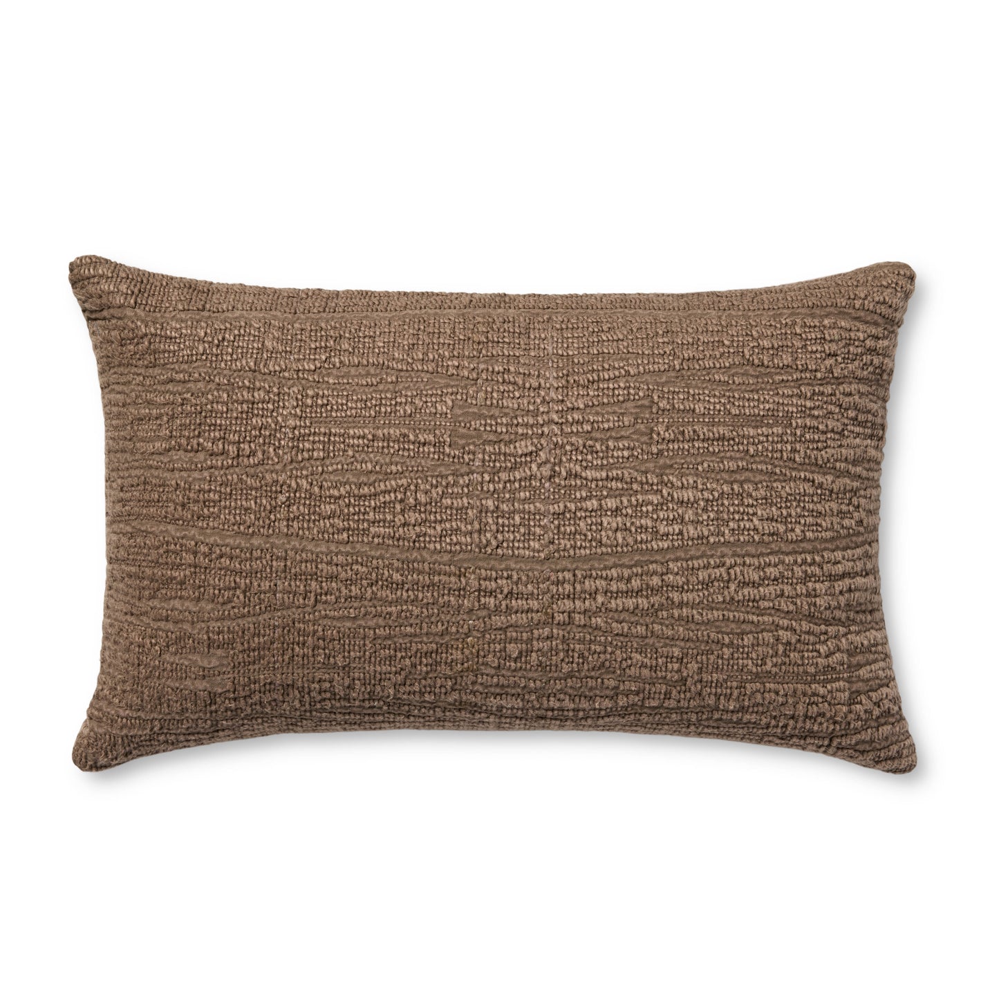 Amber Lewis x Loloi Sutro Brown PAL0047 13'' x 21'' Pillow - Chapin Furniture