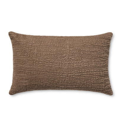 Amber Lewis x Loloi Sutro Brown PAL0047 13'' x 21'' Pillow - Chapin Furniture