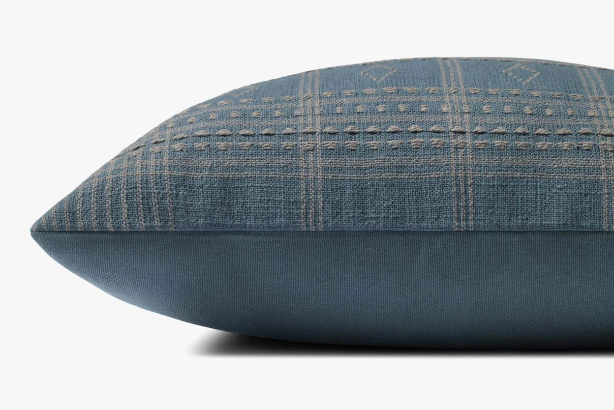 Angela Rose Lina PAR0016 Blue/Slate Pillow - Chapin Furniture