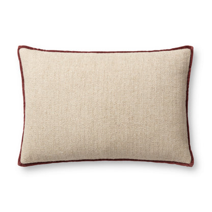Amber Lewis Aveline Pal0035 Ivory / Wine Pillow - Chapin Furniture