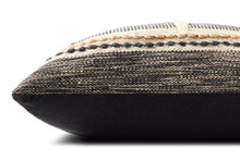 Loloi PLL0186  Black / Ivory 22'' x 22'' Pillow - Chapin Furniture