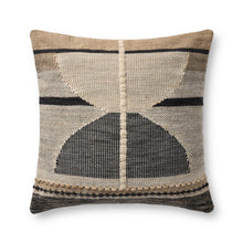 Loloi PLL0186  Black / Ivory 22'' x 22'' Pillow - Chapin Furniture