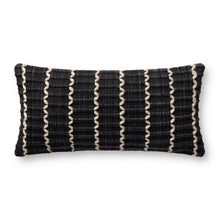 Loloi PLL0187  Black 12'' x 27'' Pillow - Chapin Furniture
