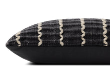 Loloi PLL0187  Black 12'' x 27'' Pillow - Chapin Furniture