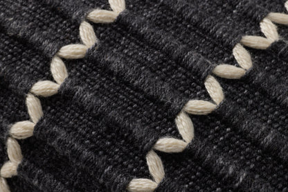 Loloi PLL0187  Black 12'' x 27'' Pillow - Chapin Furniture