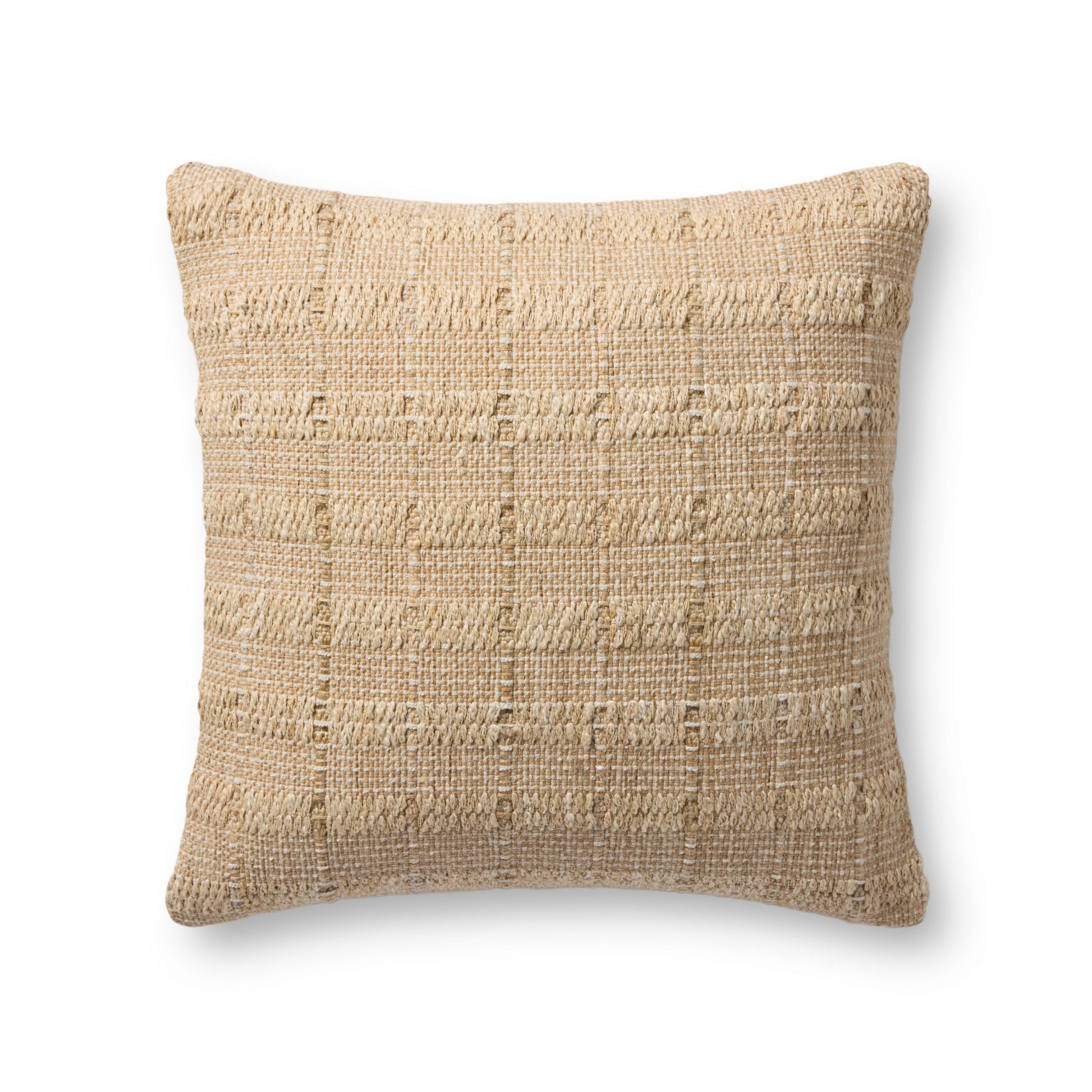 Loloi PLL0188  Tan 20'' x 20'' Pillow - Chapin Furniture