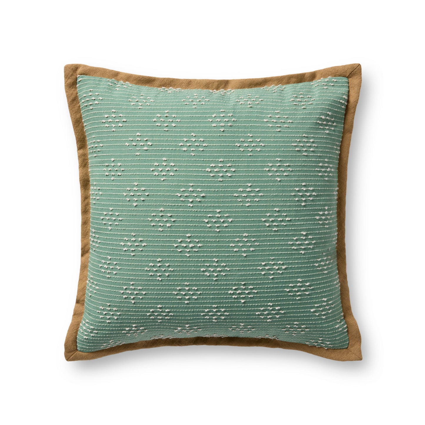 Loloi PLL0190  Aqua 20'' x 20'' Indoor/Outdoor Pillow - Chapin Furniture