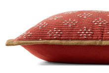 Loloi PLL0190  Red 20'' x 20'' Indoor/Outdoor Pillow - Chapin Furniture