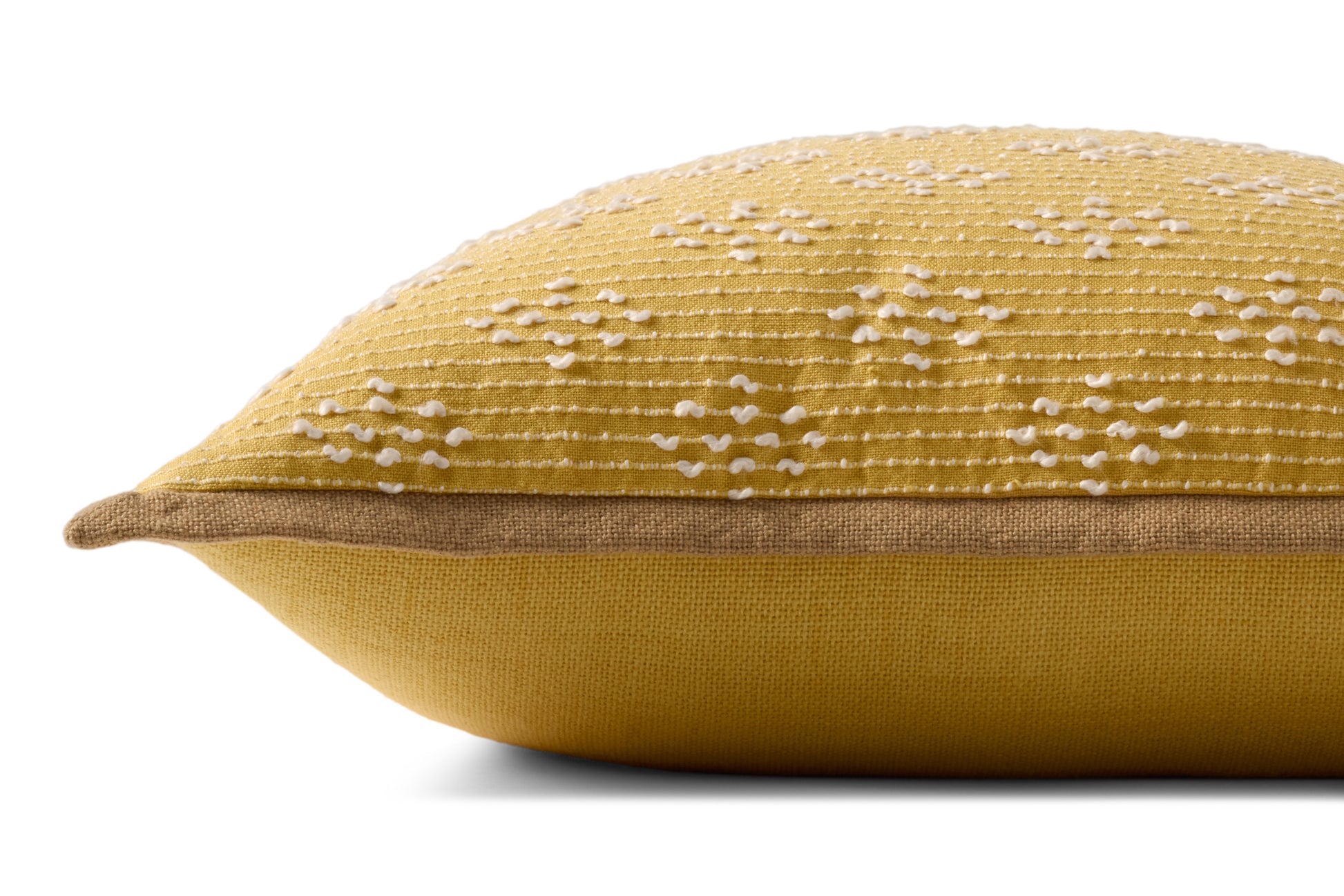 Loloi PLL0190  Yellow 20'' x 20'' Indoor/Outdoor Pillow - Chapin Furniture