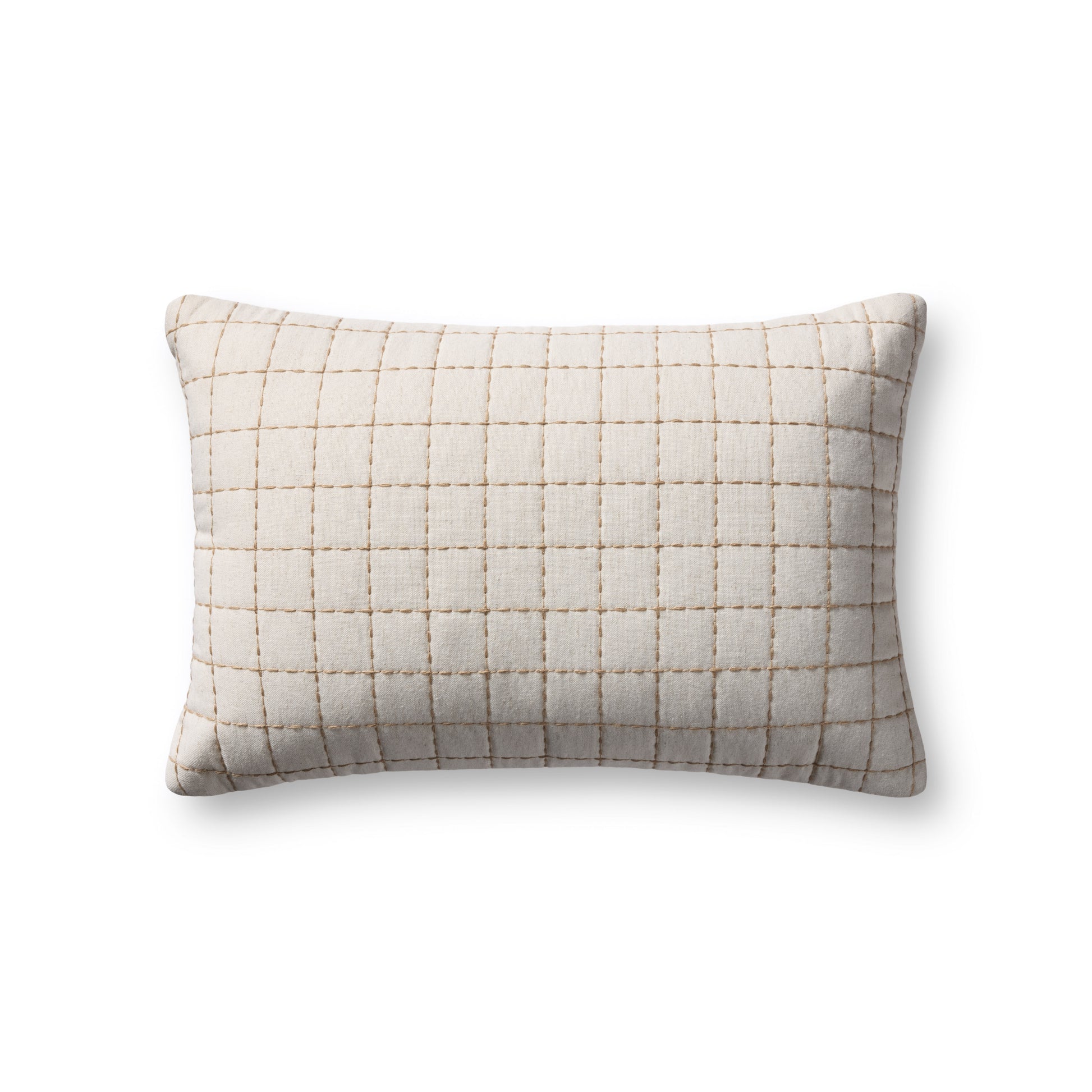 Magnolia Home by Joanna Gaines x Loloi Hattie PMH0075 Natural 13'' x 21'' Pillow - Chapin Furniture