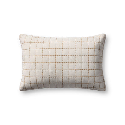 Magnolia Home by Joanna Gaines x Loloi Hattie PMH0075 Natural 13'' x 21'' Pillow - Chapin Furniture
