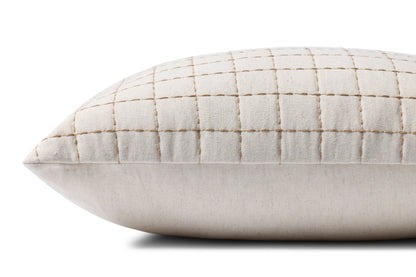 Magnolia Home by Joanna Gaines x Loloi Hattie PMH0075 Natural 13'' x 21'' Pillow - Chapin Furniture