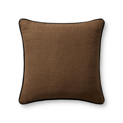 Jeremiah Brent x Loloi  Hudson PJBR0005 Brown/Black 20'' x 20'' Pillow - Chapin Furniture