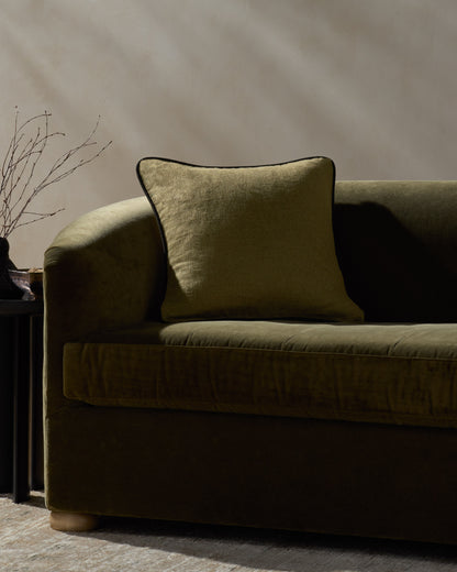 Jeremiah Brent x Loloi  Hudson PJBR0005 Green/Black 20'' x 20'' Pillow - Chapin Furniture