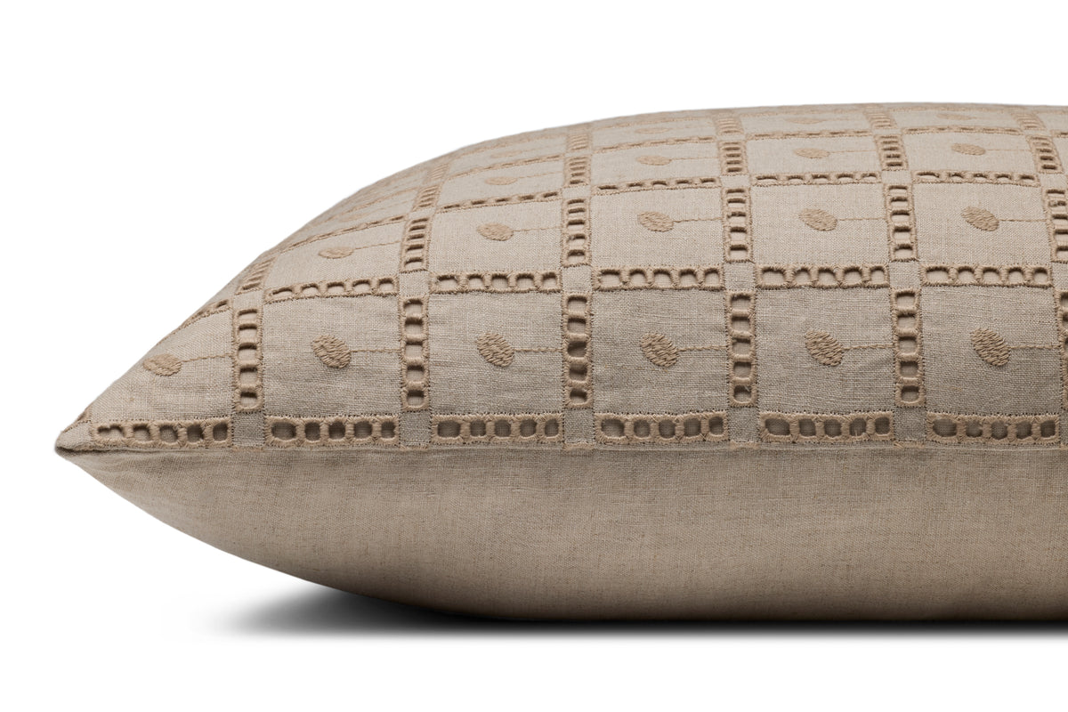 Jeremiah Brent x Loloi Rossi PJBR0011 Natural Pillow - Chapin Furniture