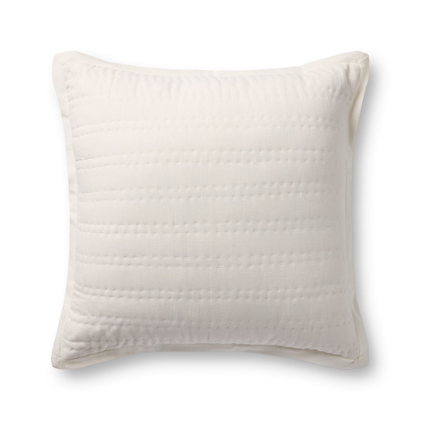Loloi PLL0195 White 22'' x 22'' Pillow - Chapin Furniture