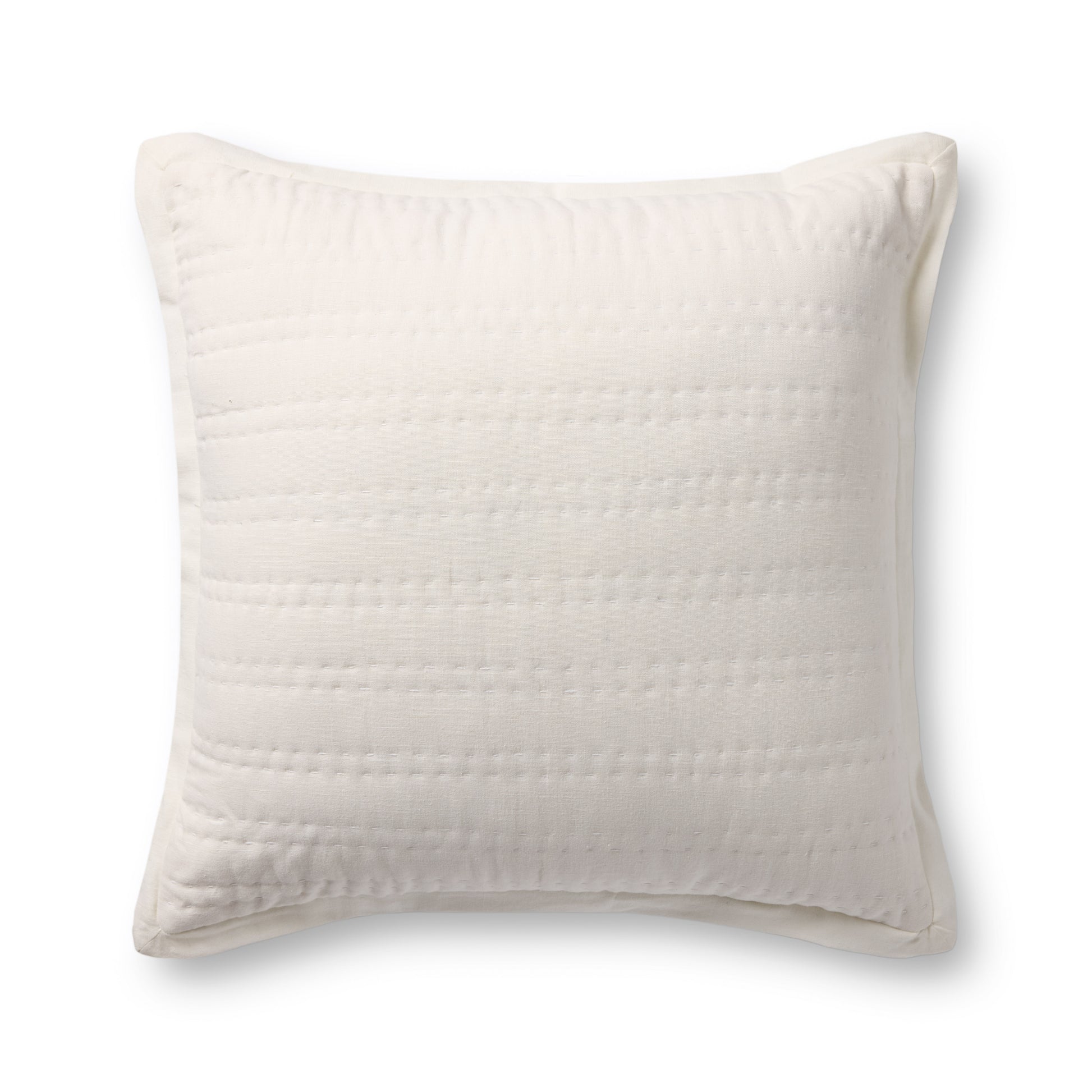 Loloi PLL0195 White 22'' x 22'' Pillow - Chapin Furniture