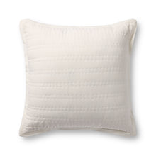 Loloi PLL0195 White 22'' x 22'' Pillow - Chapin Furniture