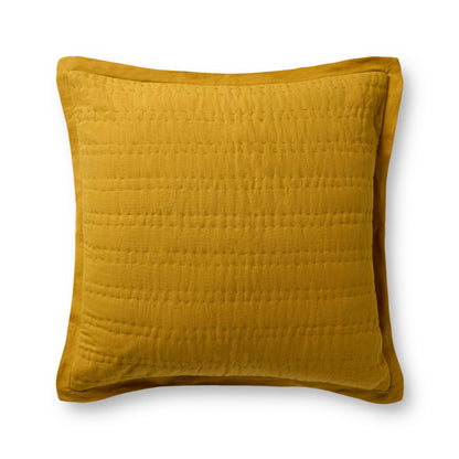 Loloi PLL0195 Yellow 22'' x 22'' Pillow - Chapin Furniture