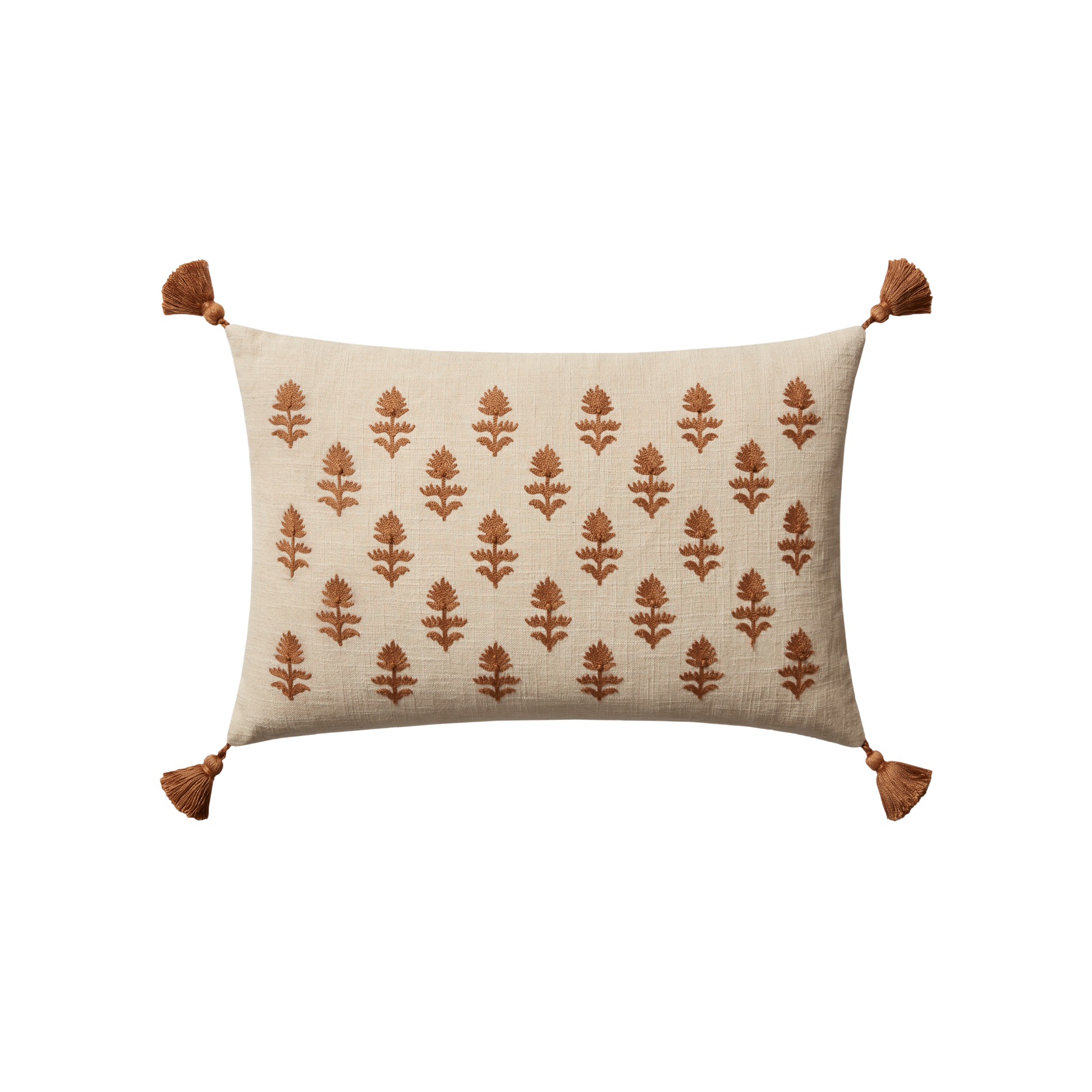 Magnolia Home PMH0051 Addison Beige / Rust Pillow - Chapin Furniture