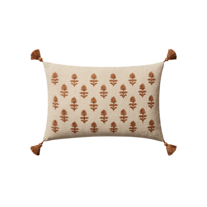 Magnolia Home PMH0051 Addison Beige / Rust Pillow - Chapin Furniture