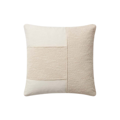 Magnolia Home PMH0060 Leslie Ivory Pillow - 22 x 22 - Chapin Furniture