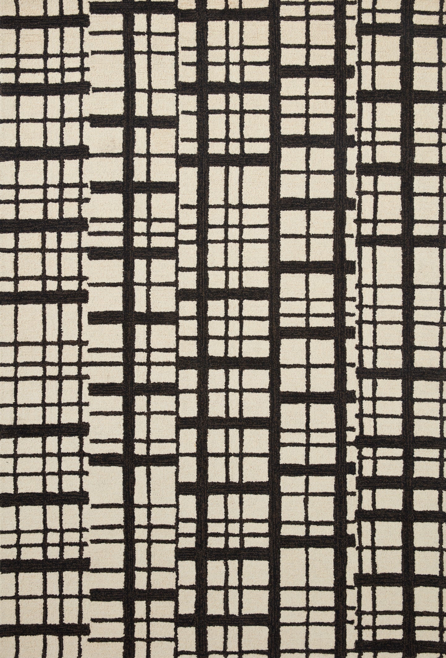 Chris Loves Julia Polly Rug – Black / Ivory - Chapin Furniture