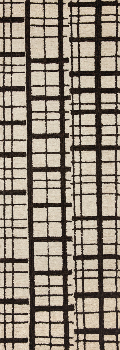 Chris Loves Julia Polly Rug – Black / Ivory - Chapin Furniture