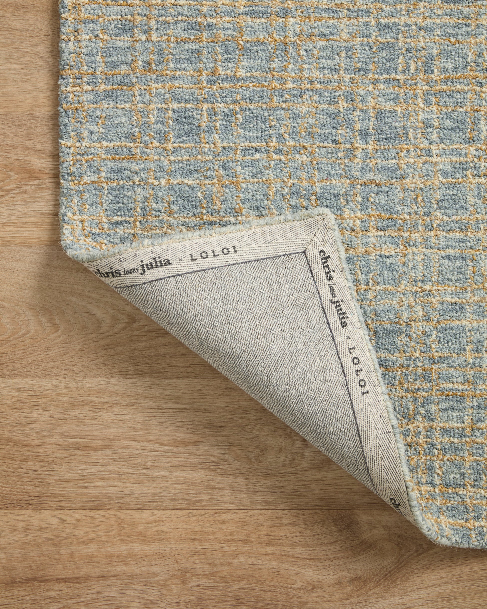 Chris Loves Julia Polly Rug – Blue / Sand - Chapin Furniture