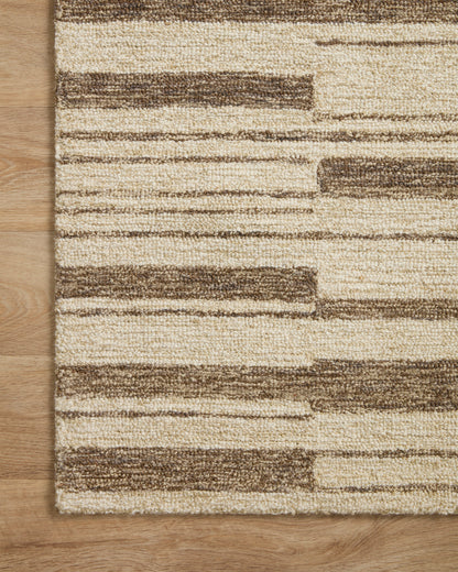 Chris Loves Julia Polly Rug – Beige / Tobacco - Chapin Furniture