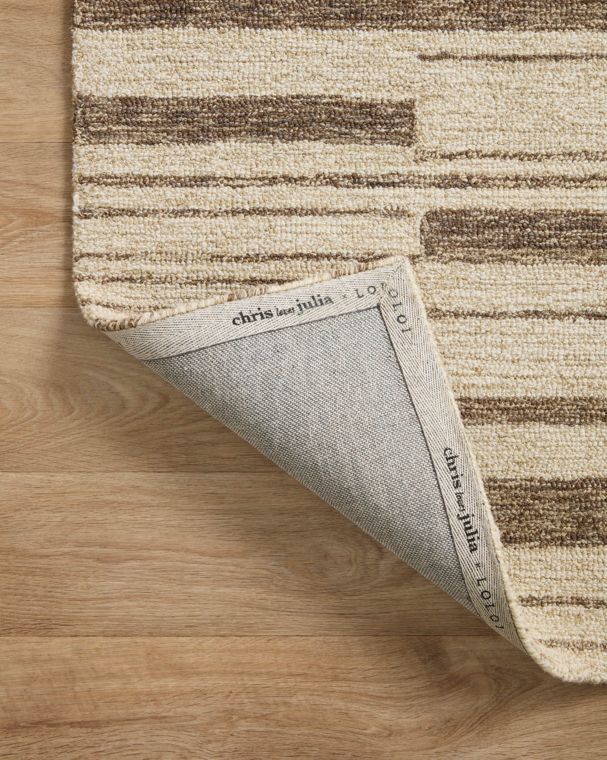 Chris Loves Julia Polly Rug – Beige / Tobacco - Chapin Furniture