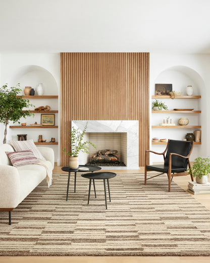 Chris Loves Julia Polly Rug – Beige / Tobacco - Chapin Furniture