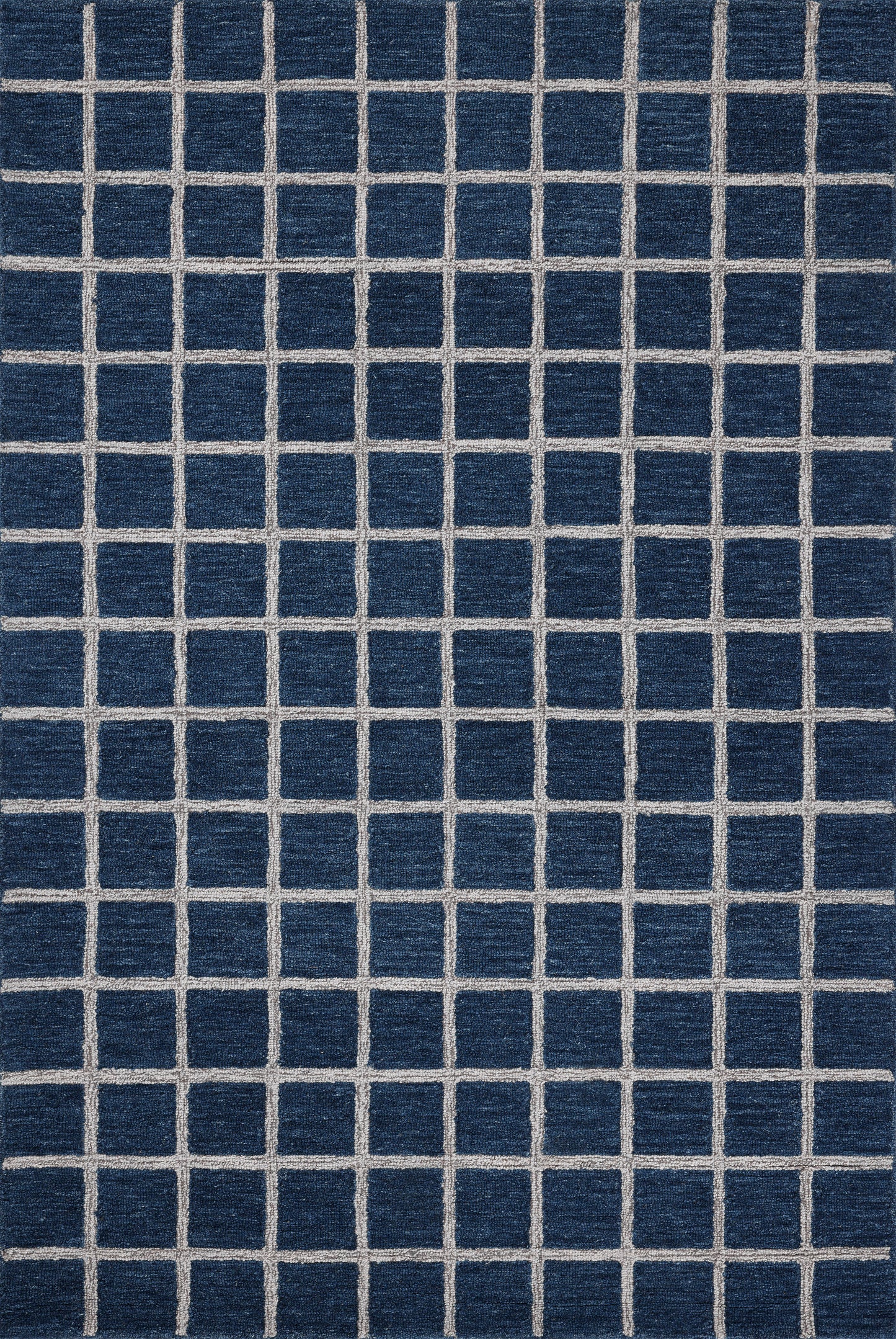 Chris Loves Julia Polly Rug – Navy / Silver - Chapin Furniture