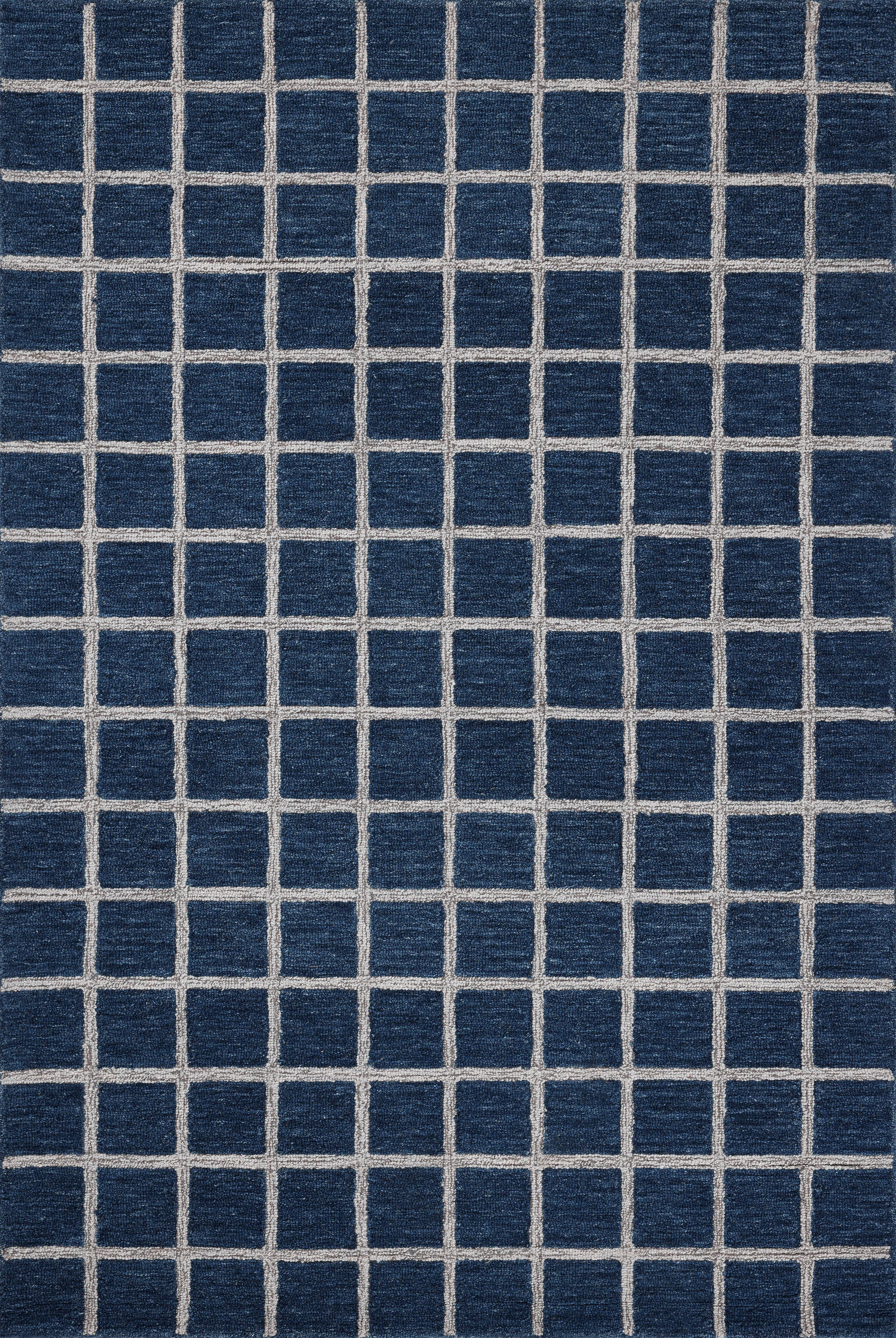 Chris Loves Julia Polly Rug – Navy / Silver - Chapin Furniture