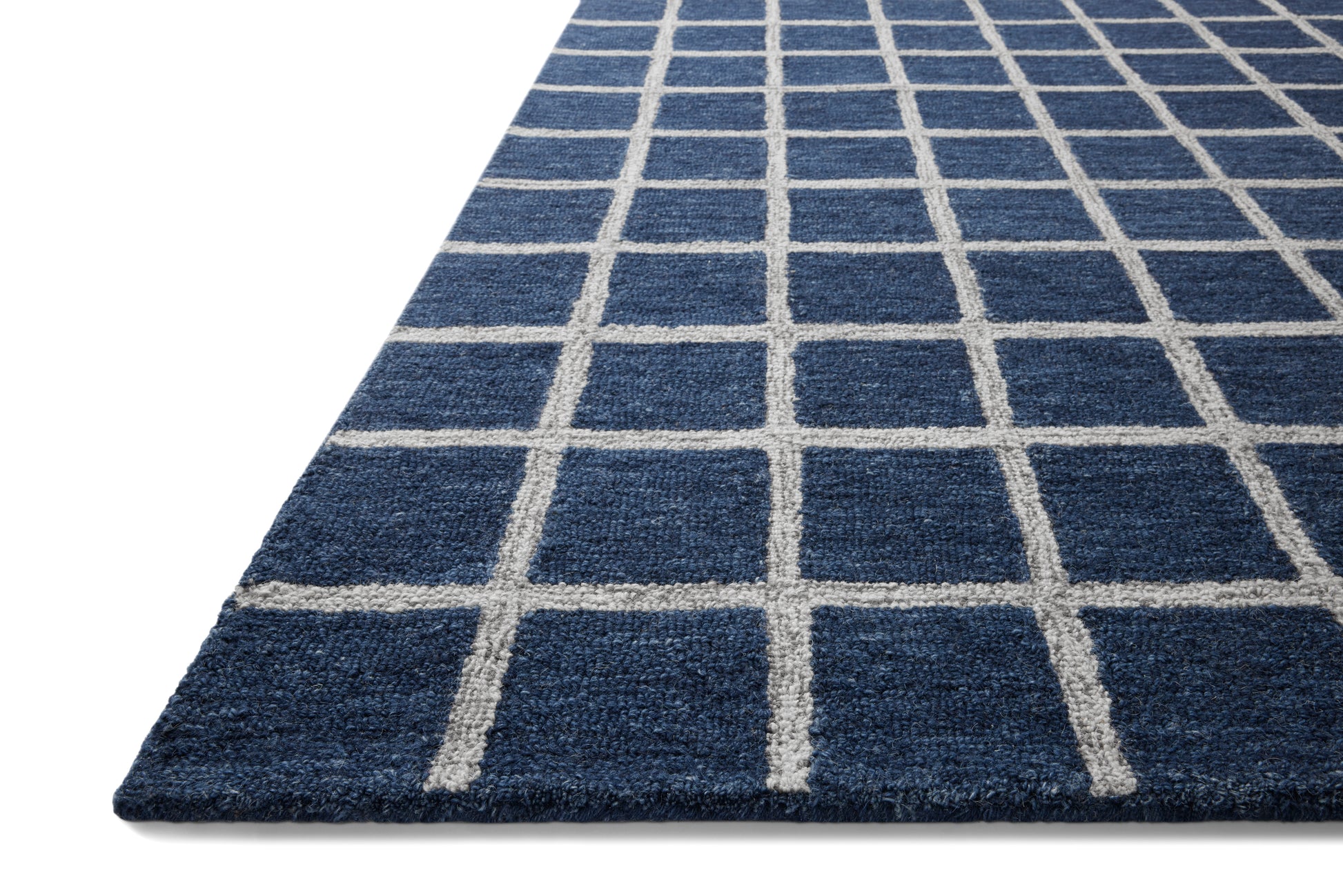 Chris Loves Julia Polly Rug – Navy / Silver - Chapin Furniture