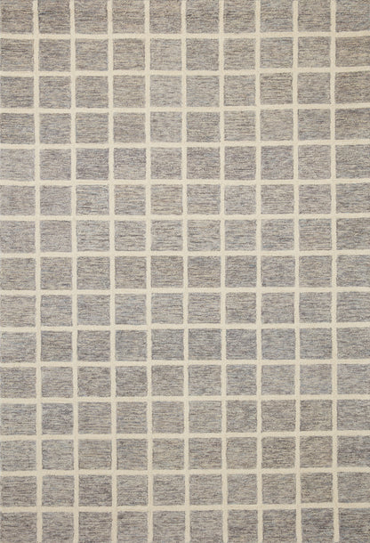 Chris Loves Julia Polly Rug – Slate / Ivory - Chapin Furniture