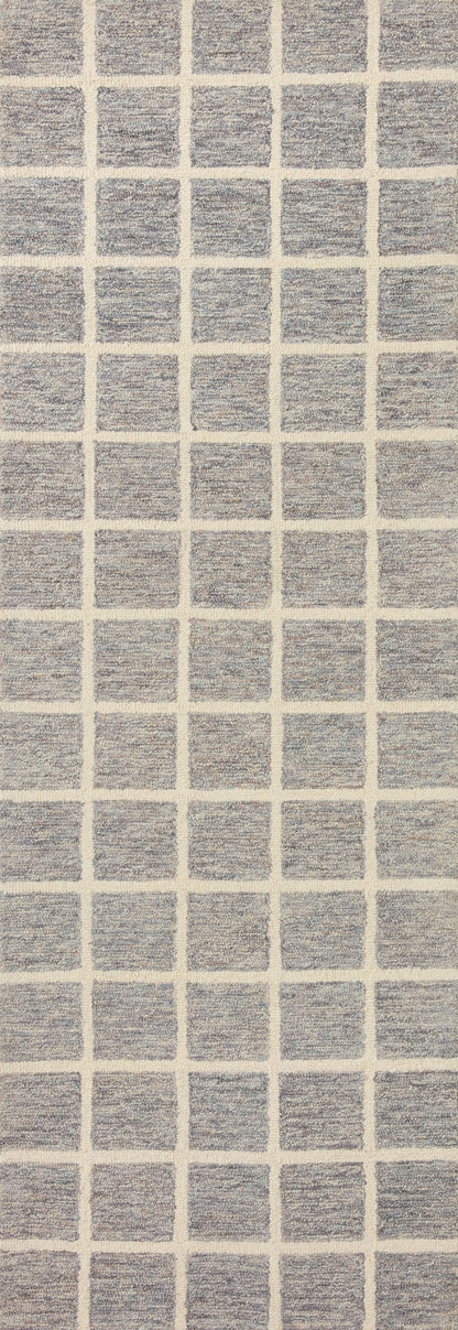 Chris Loves Julia Polly Rug – Slate / Ivory - Chapin Furniture