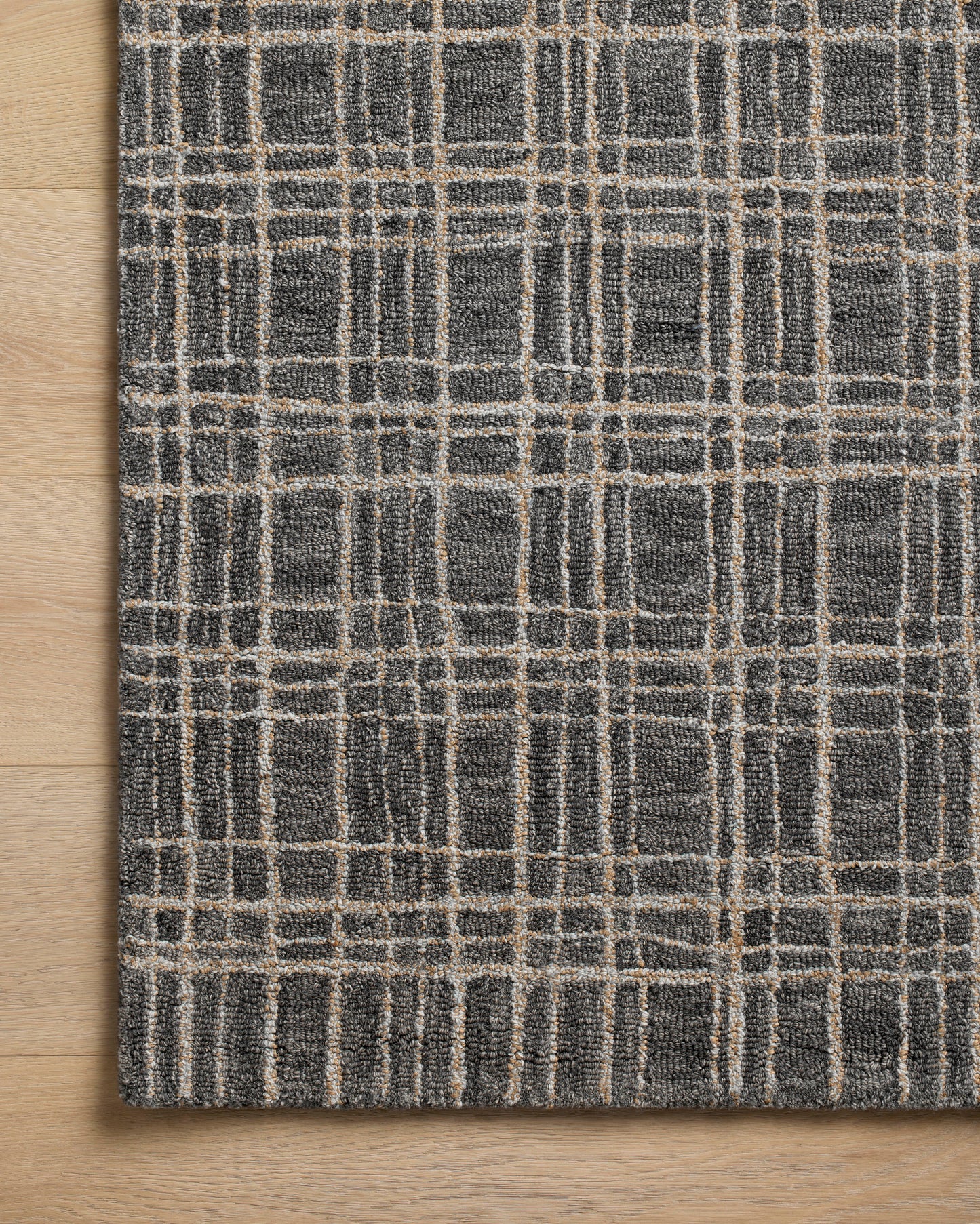 Chris Loves Julia Polly Rug – Graphite / Pebble - Chapin Furniture